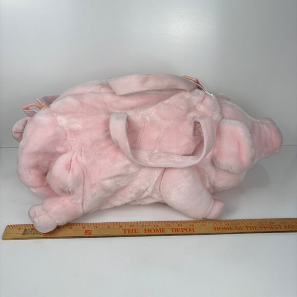 Aurora Plush Pig Tote Bag Orville 24” Duffle Stuffed Animal W/Tags Rare #16128 - Picture 9 of 12